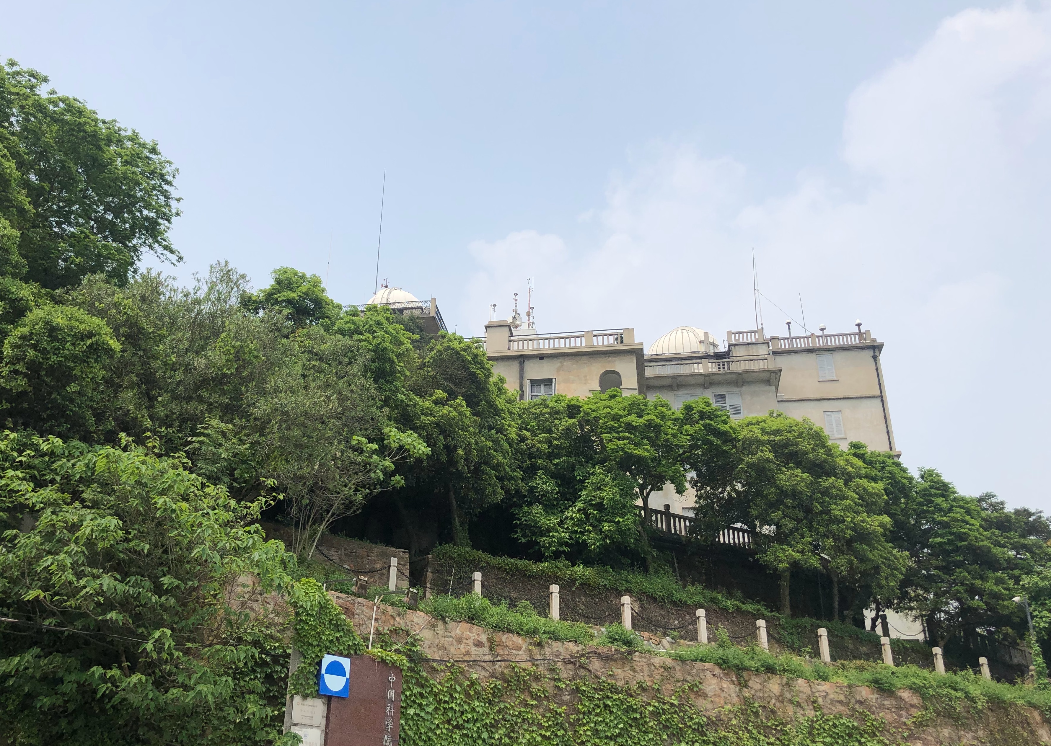 上海佘山国家森林公园顶峰风景,上海佘山最高点