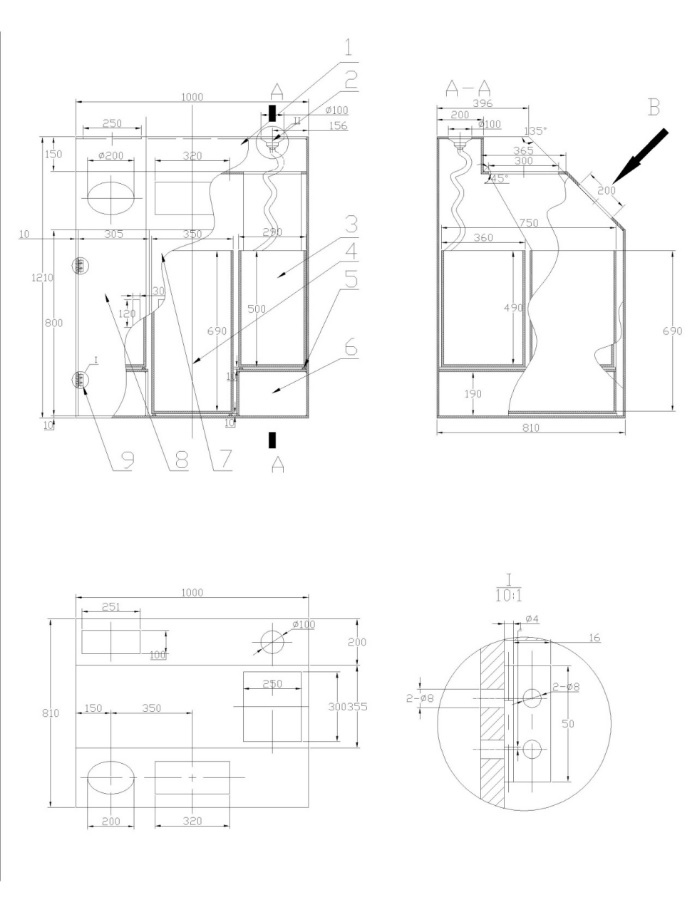 市政垃圾分类箱设计,环保分类垃圾箱