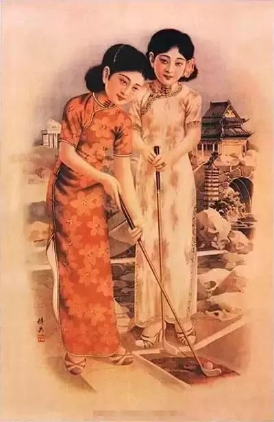 民国广告女郎,民国时期的美女商品广告