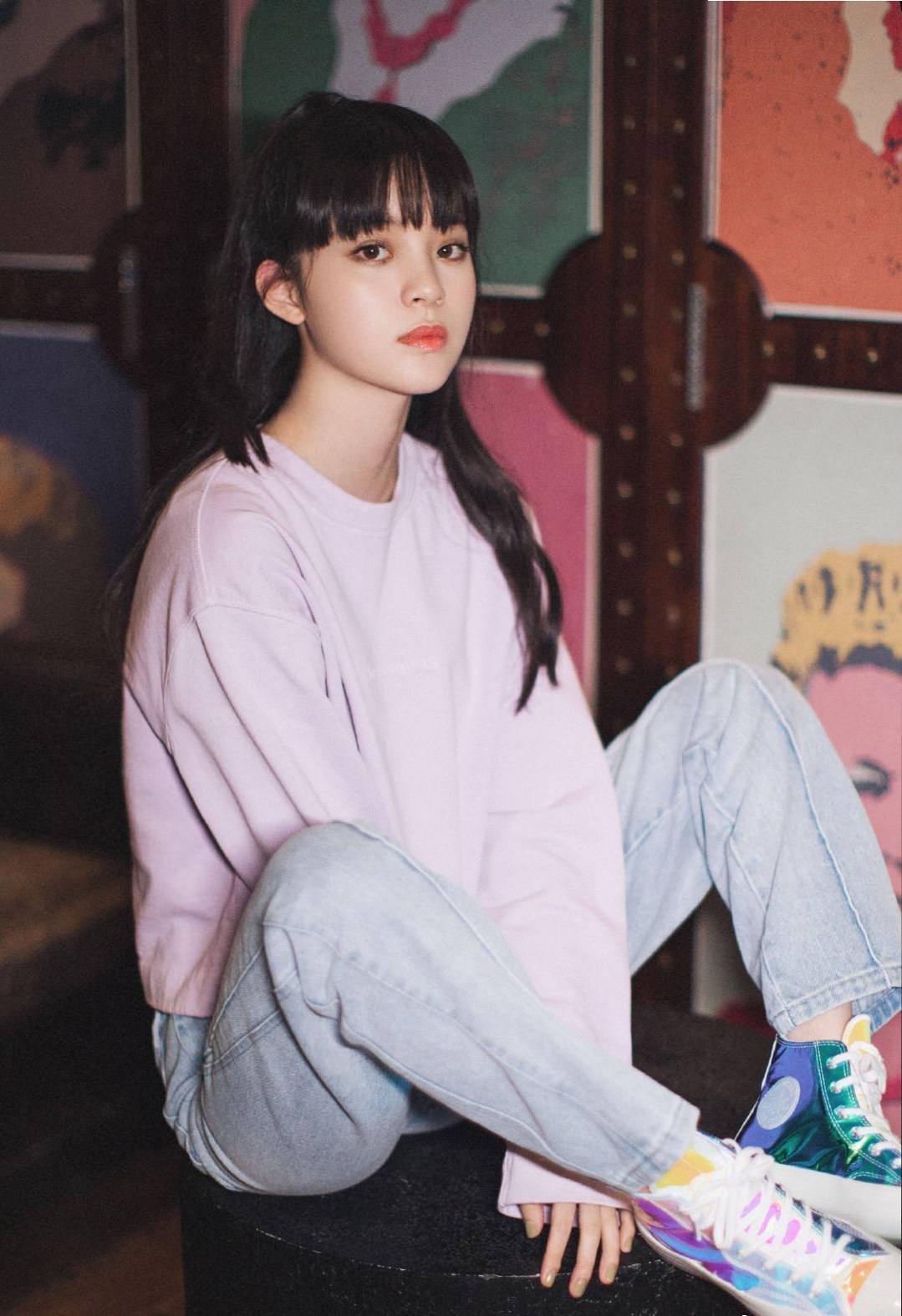 欧阳娜娜穿搭日常回归现实,欧阳娜娜私服酷帅风穿搭