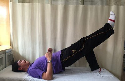 康复常用的肌力训练动作仰卧位,肌力为零时增加肌力的训练方法