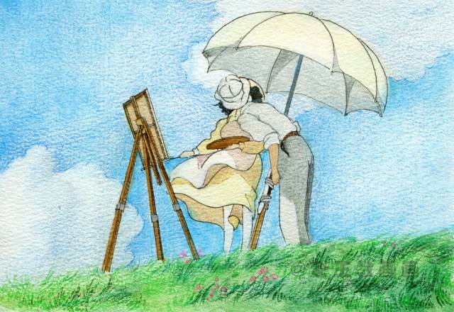 起风了唯有努力生存日语,简单的宫崎骏漫画图