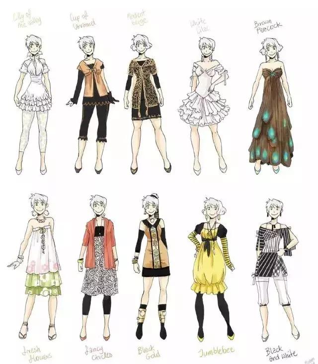 国外服装设计毕业作品图片,设计运动服装手绘简单图