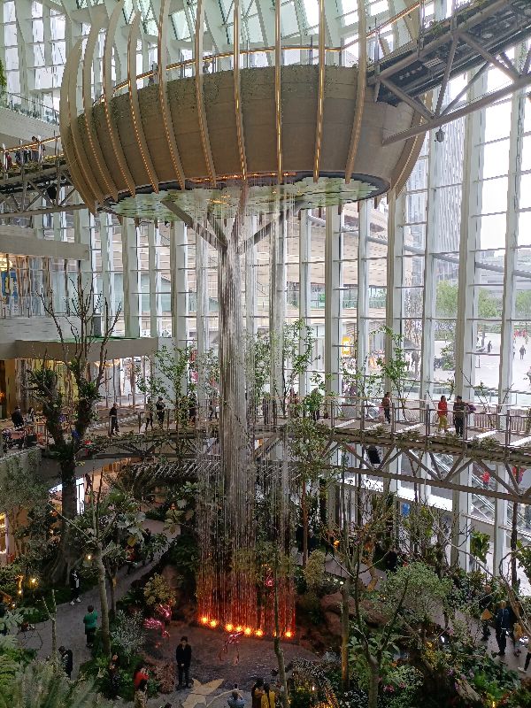 光环购物公园与新加坡樟宜机场,重庆观光购物公园