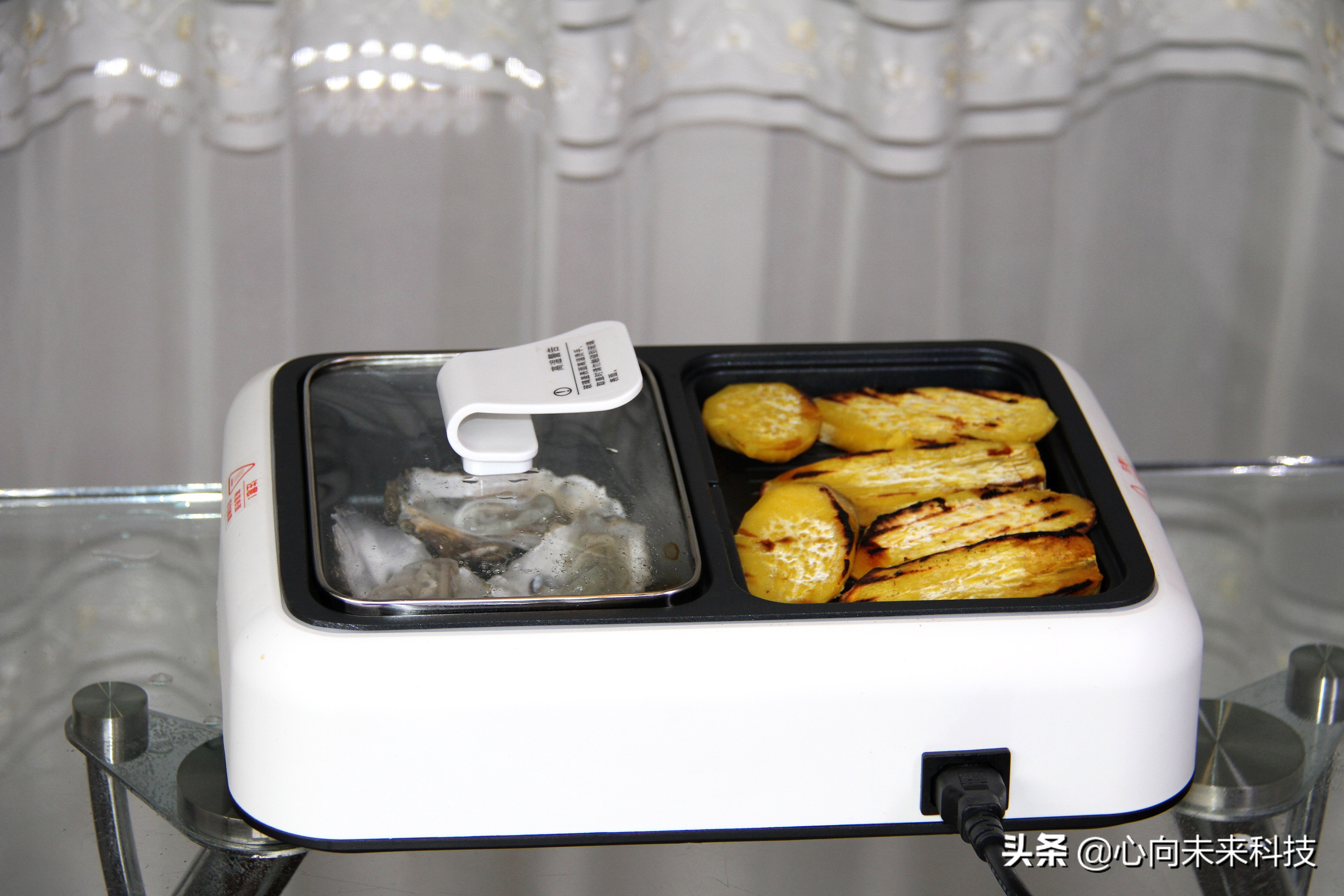 外观超萌的涮烤一体小神器——北欧欧慕多功能一体锅