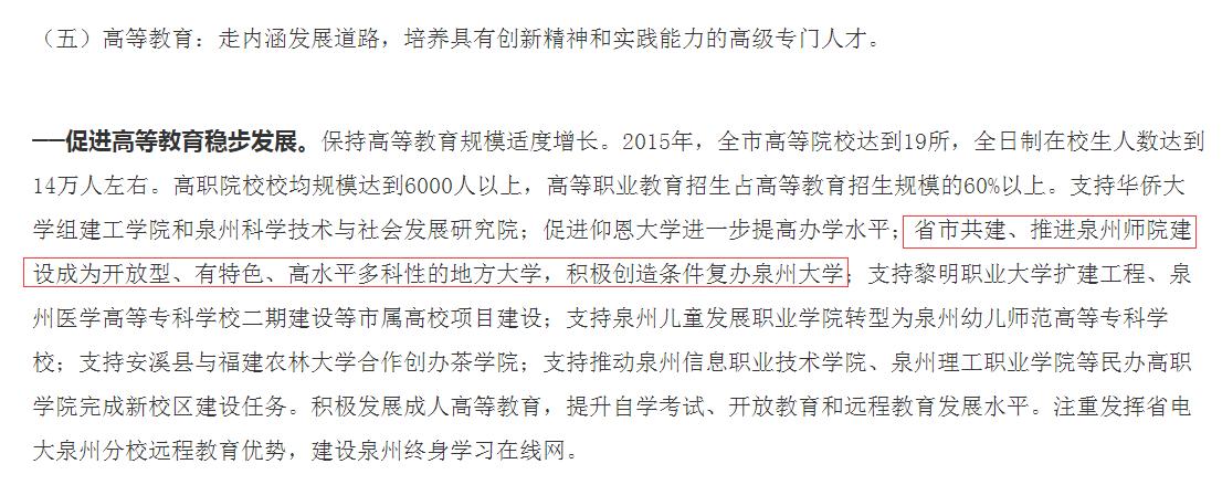 泉州师范学院什么时候改名,泉州师范学院正式改名最近情况