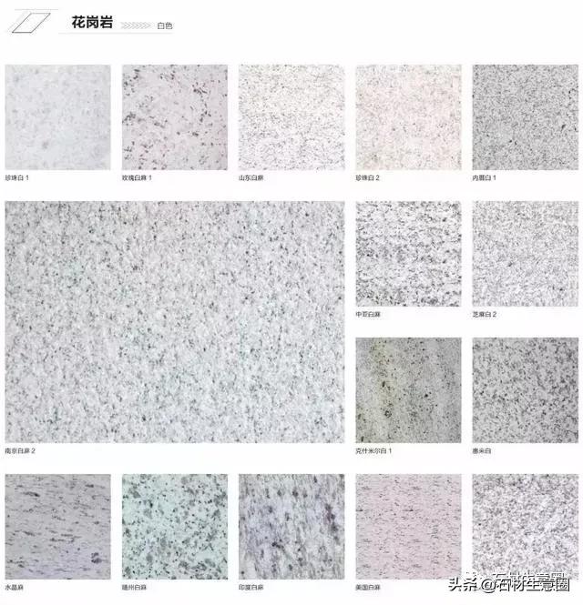 常见花岗岩种类图片,中国所有花岗岩黑石材图片