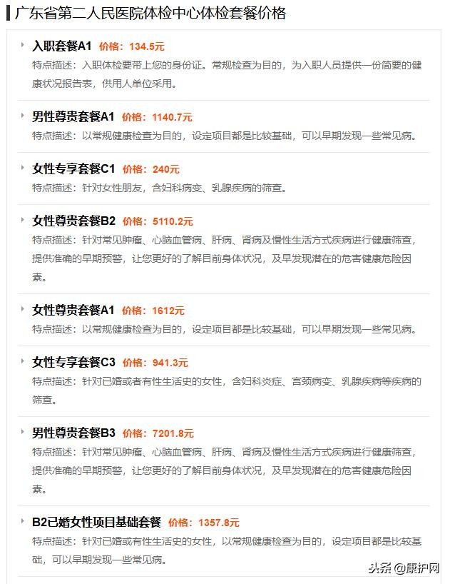 广东省第二中医院体检中心,广东省第二人民医院体检中心