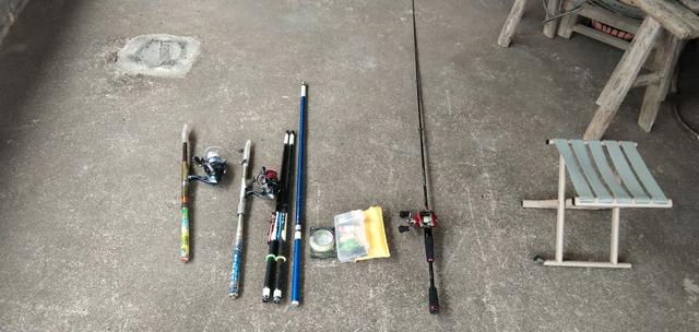 钓鱼工具拿出来凉凉，过两天出战！