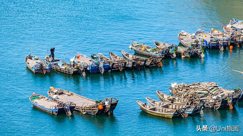 冬日里一片海蓝,颜值爆表的小渔村,不愧为网红打卡地