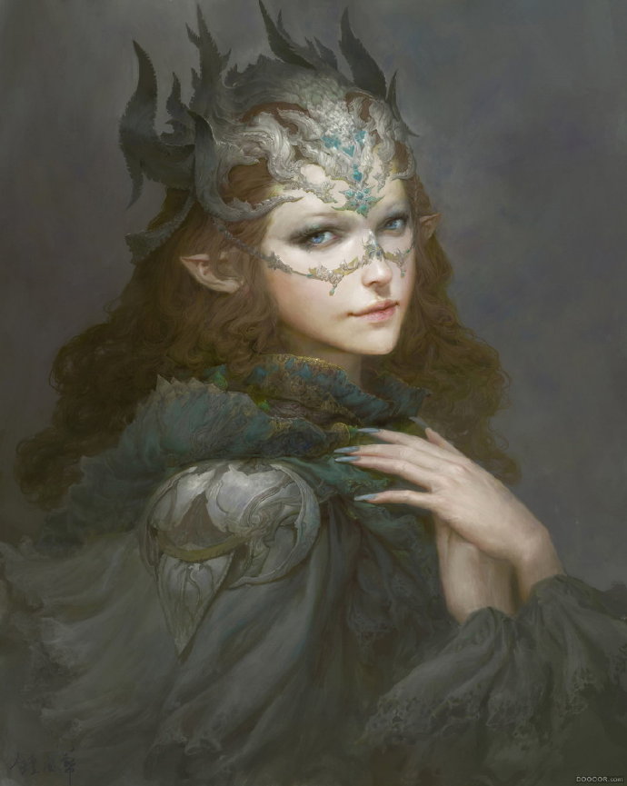 游戏插画绘画全过程,游戏插画师优秀作品集