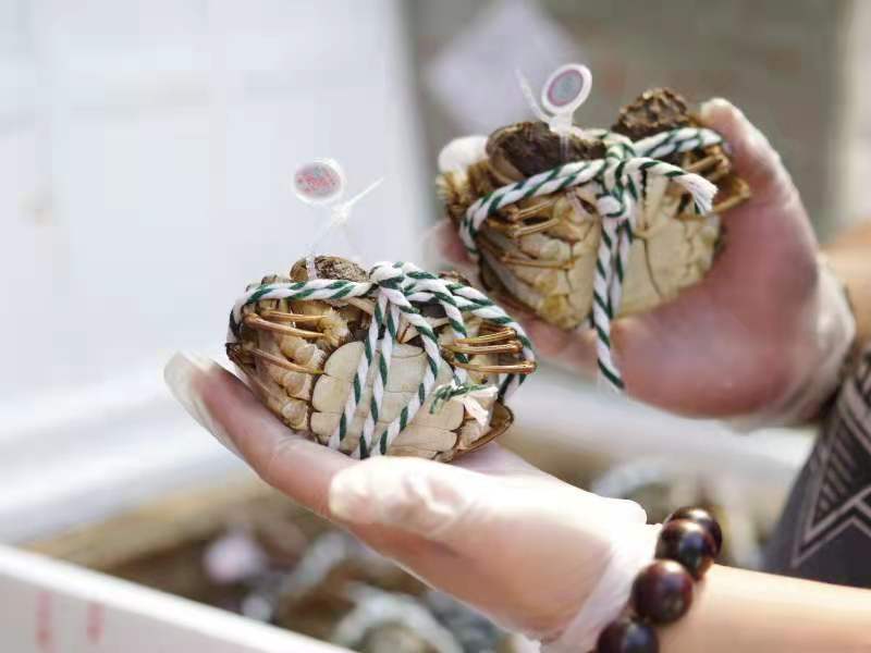 阳澄湖大闸蟹售卖时间,阳澄湖大闸蟹迎旺季店家日发万单