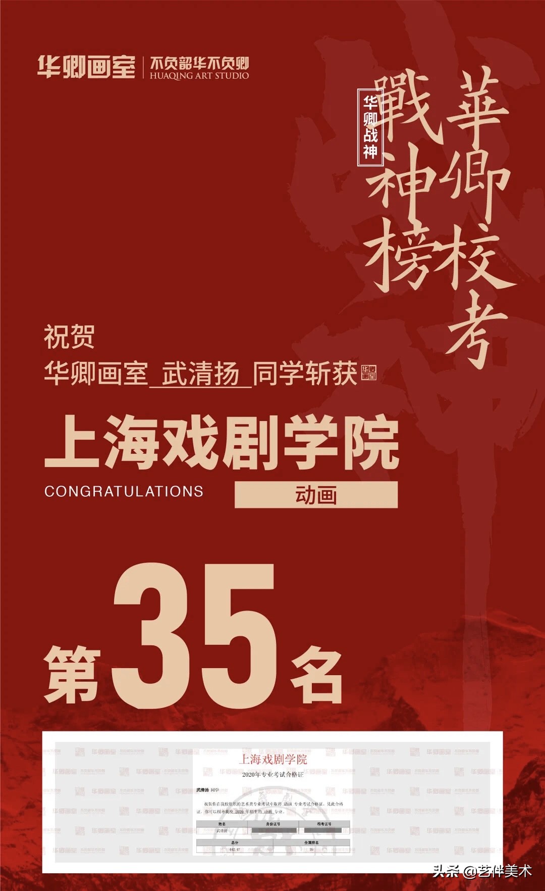 华卿画室五一试学,华卿画室四大战神