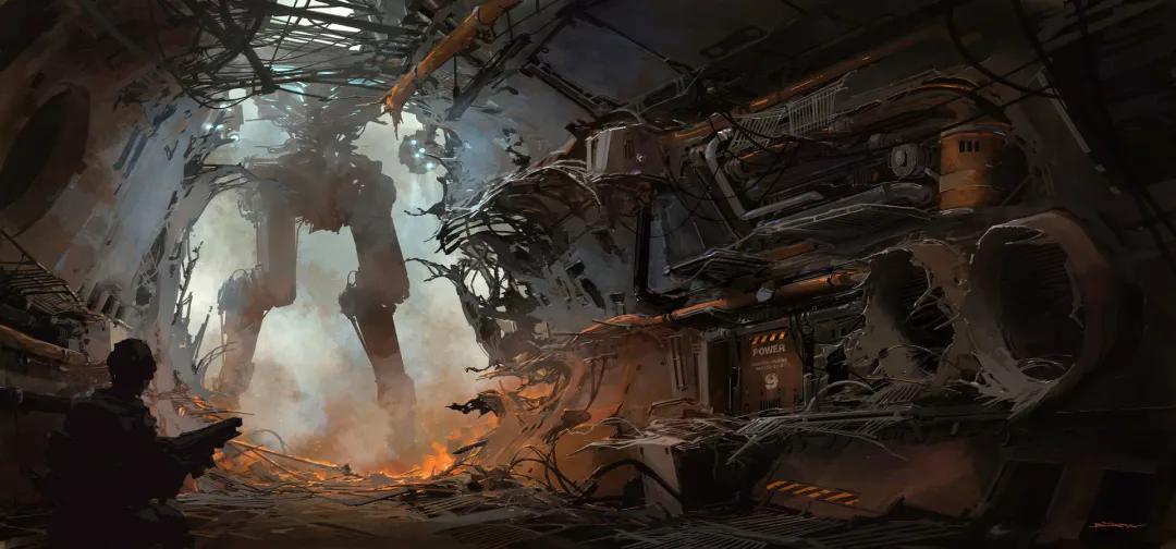 蒸汽朋克风cg插画原画女,蒸汽朋克原画