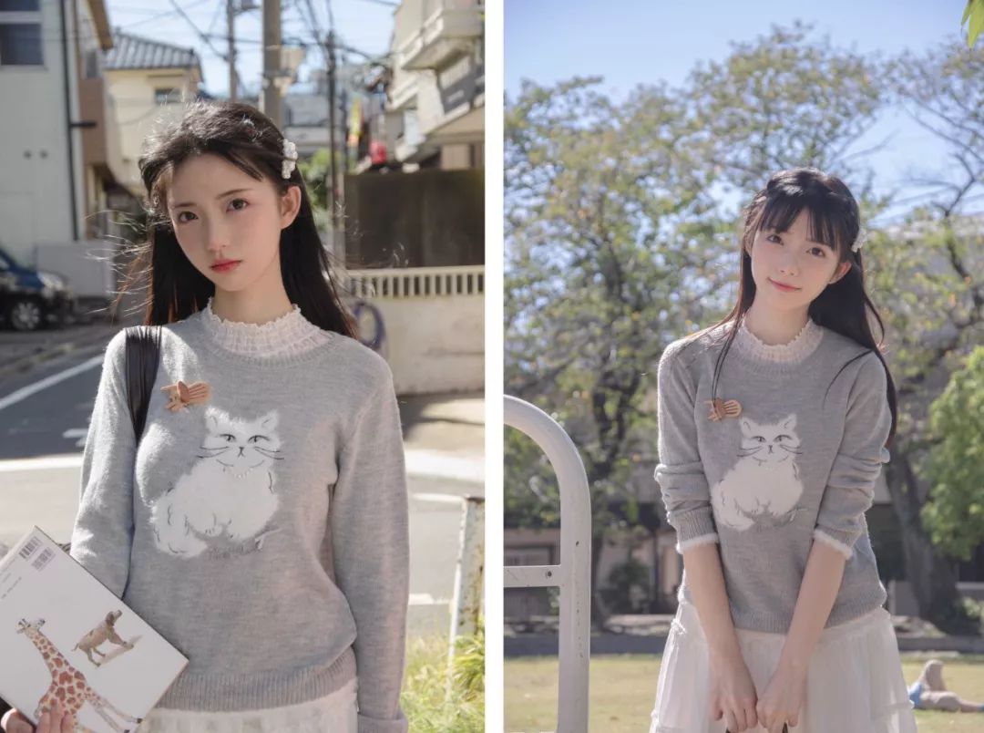 日系春秋毛衣外套,日系个性毛衣外套