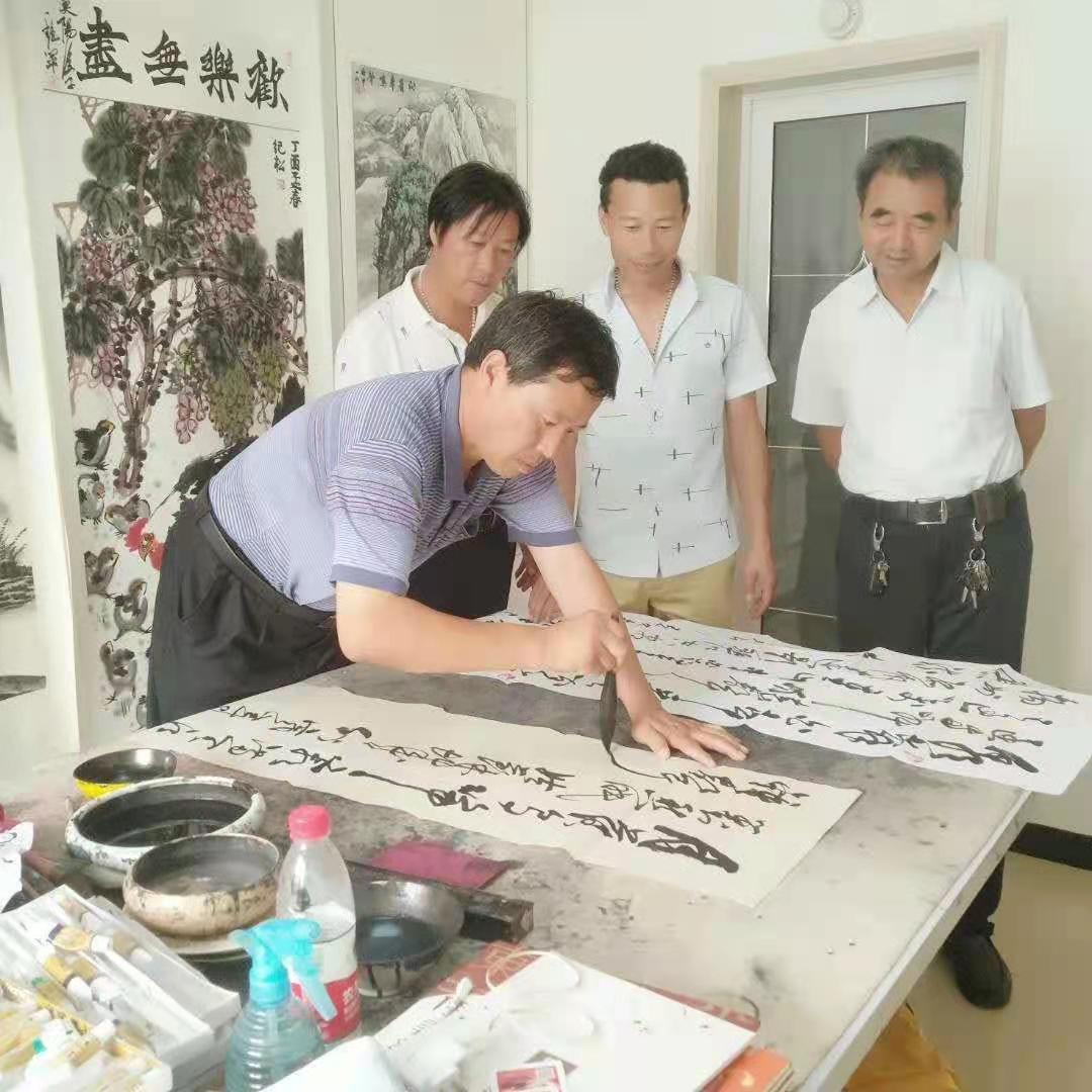 付帮合的书法作品,笔中情书法指导