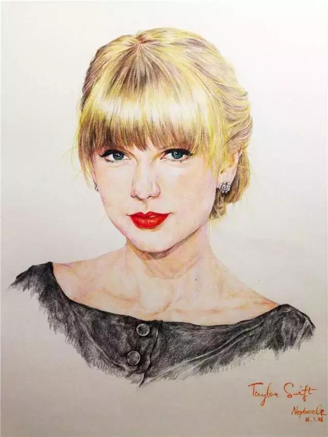 绘画~彩铅丨用彩铅如何描绘你心中的明星