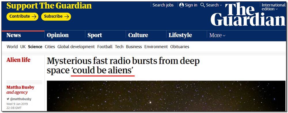 外星人和宇宙神秘现象,窥探宇宙发现外星信号