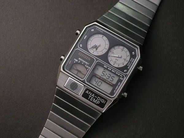 西铁城Ana-DigiTemp:怪异与奇妙的结合体