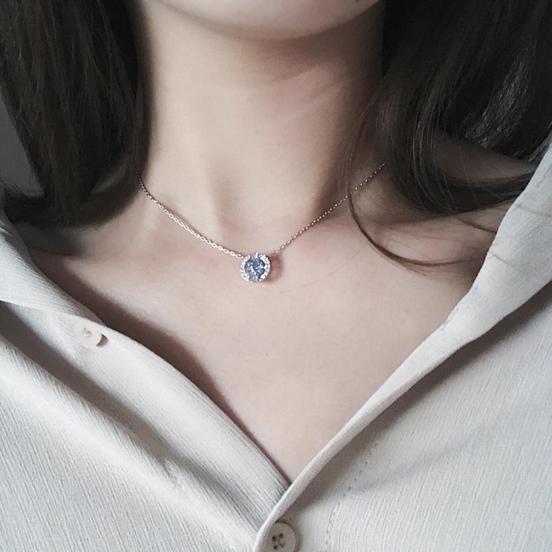 冬天的锁骨链也可以很美,美到惊艳的锁骨链