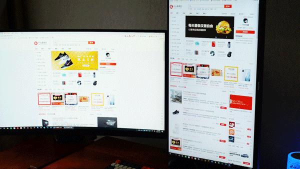 电脑显示器双屏上下支架推荐,显示器桌面挂式两用支架