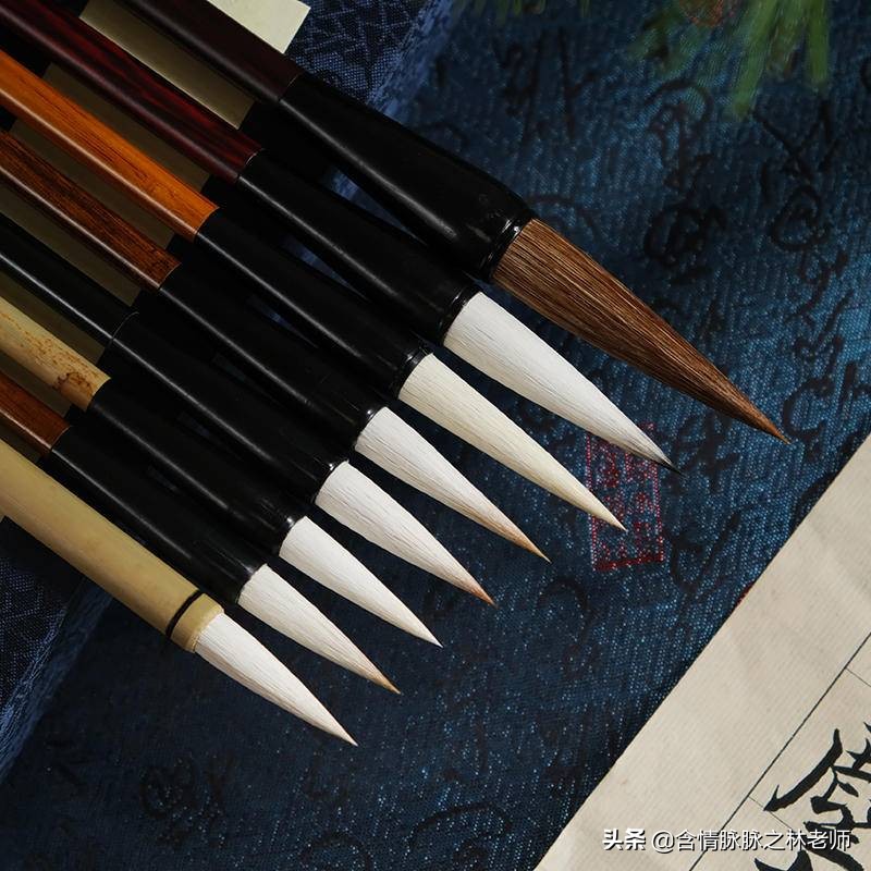 像钢笔一样的毛笔怎么选,顾建平老师教你如何挑选毛笔