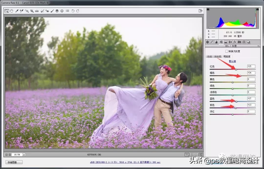 photoshop磨皮调色插件,婚纱摄影ps调色免费教程