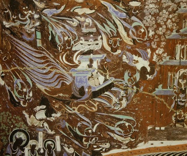 敦煌壁画320窟赏析,敦煌莫高窟420窟壁画