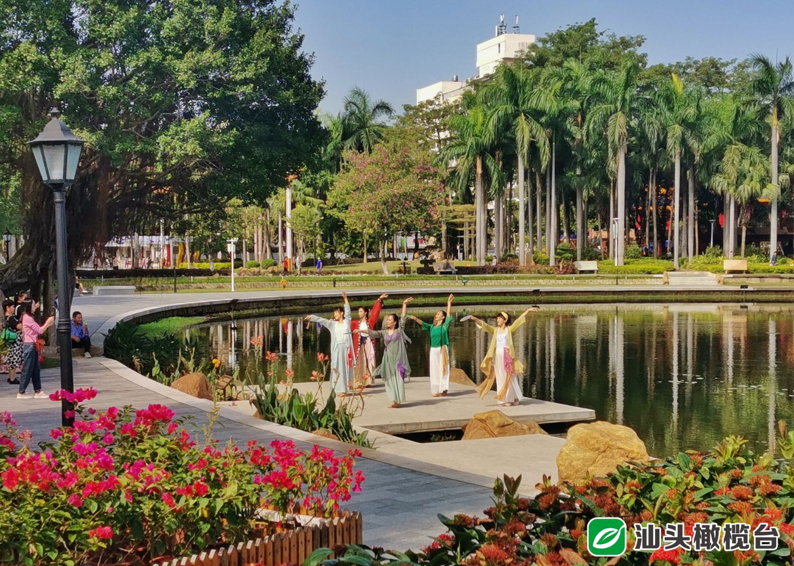 浸春湖水清鱼跃成网红打卡点！金砂公园经改造焕新颜