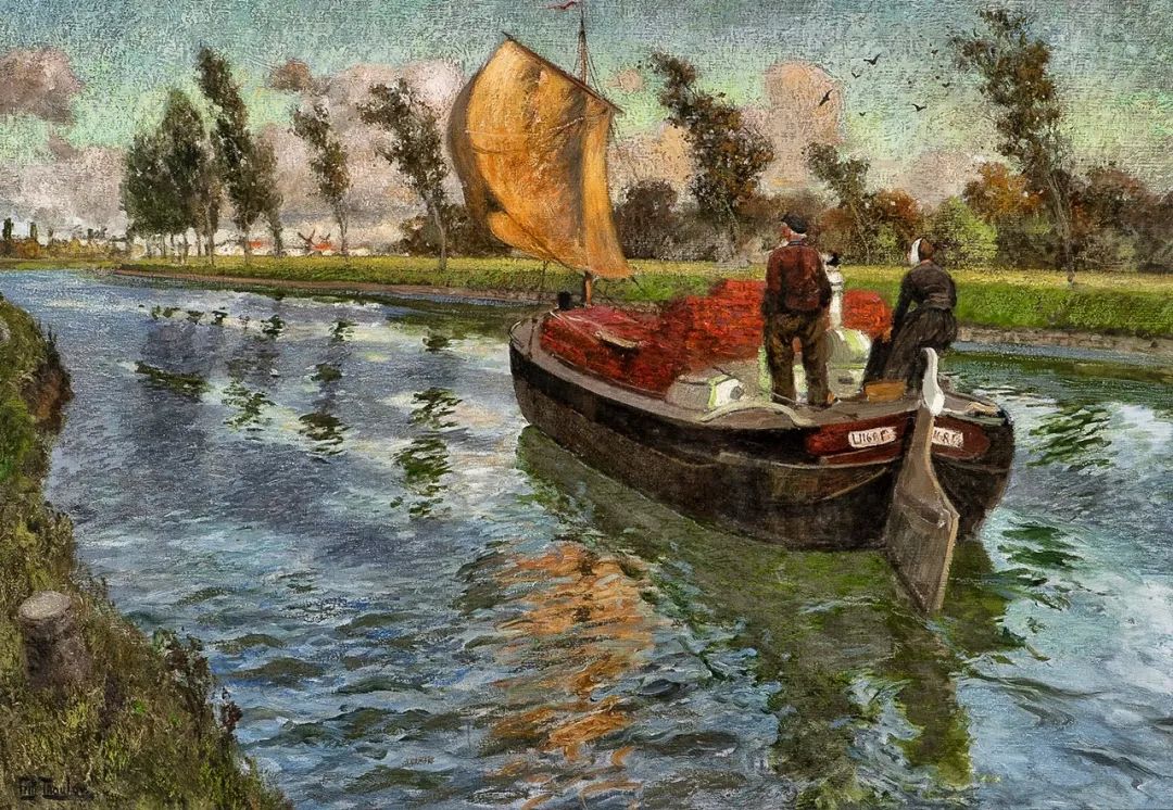 看一百遍都不觉得腻的山水,独特手法和细腻笔触的油画风景