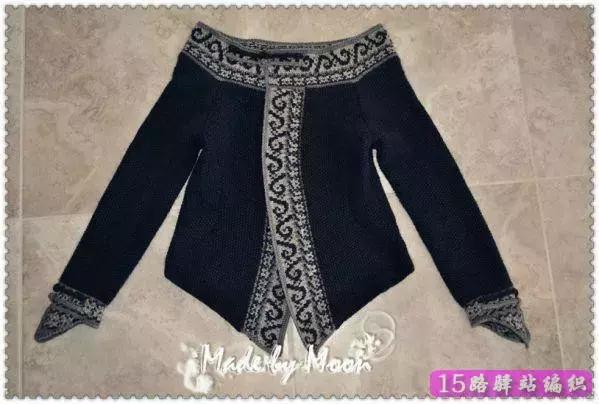 流行的开衫毛衣编织教程,女士新款棒针开衫毛衣编织教程