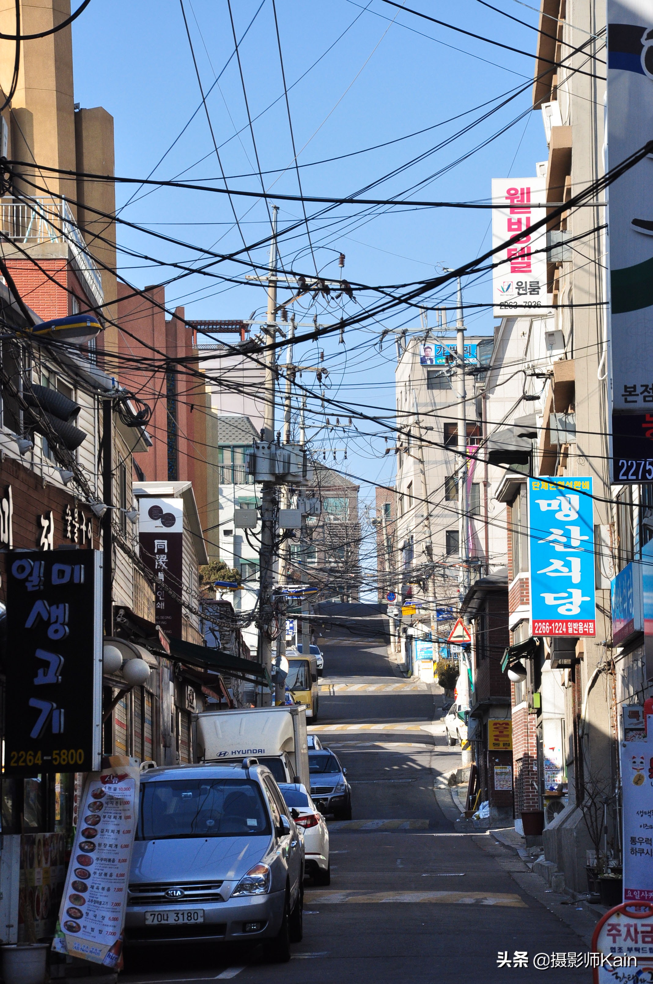 韩国首尔真实街景,寂寞烟火首尔风景