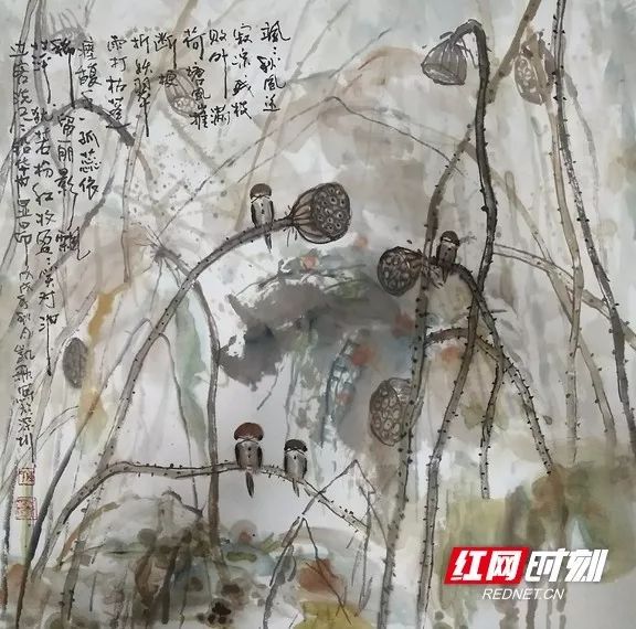 四十余年笔耕不辍，益阳这位“业余”画家用他自己的方式爱着这片故土