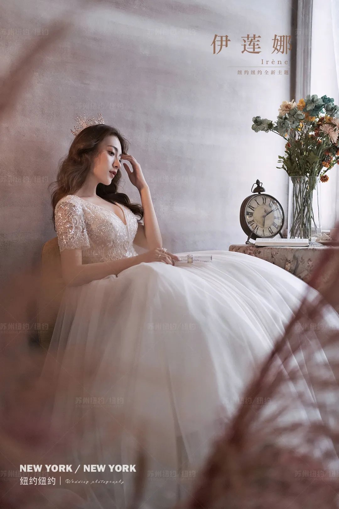 法式复古婚纱照p图,不同风格的优雅复古婚纱照