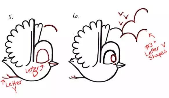 26个英文字母简笔画动物,26个英文字母简笔画顺序