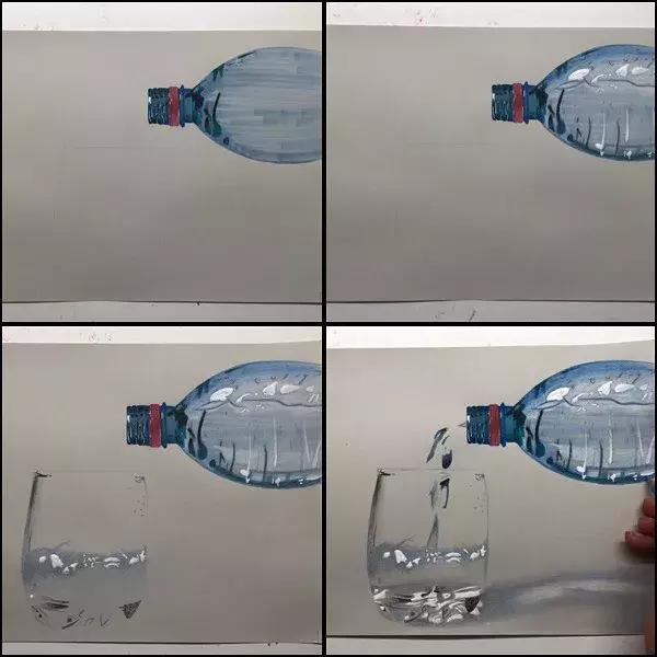 学渣购物小票画画,97年画画天才