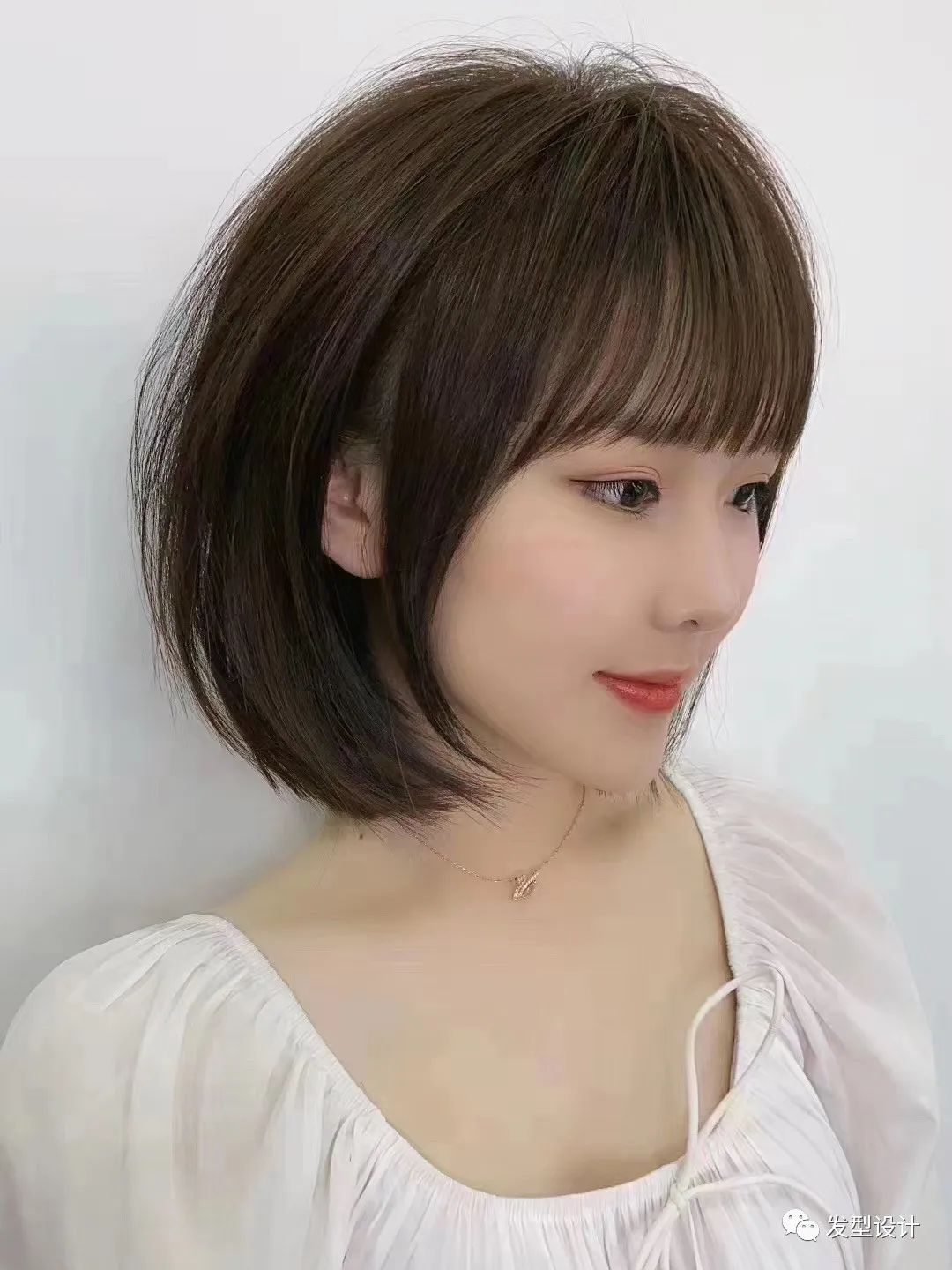 八大网红刘海短发,无刘海短发发型女