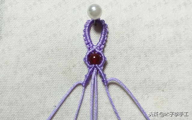 心形手链编法图解视频,手工串珠心形笔筒图解大全