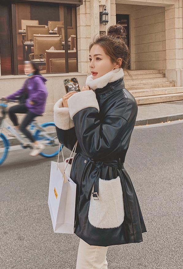 皮衣的穿搭技巧冬季,皮衣还能这样搭穿上立马时尚起来