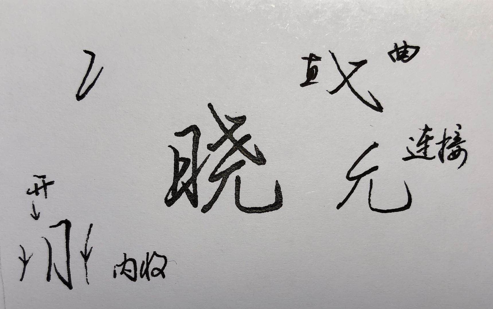 晓字的行书写法文征明,晓字行书怎么写比较好看