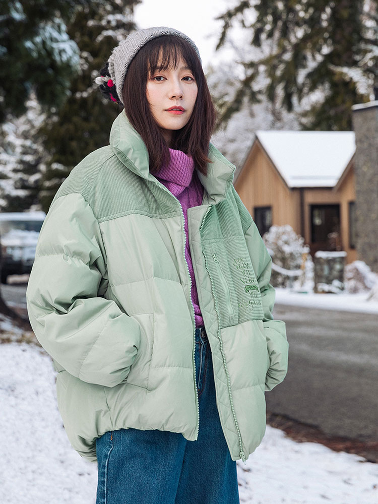 短款派克羽绒服小个子怎么搭配,波司登小个子短款羽绒服