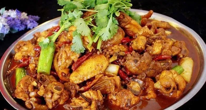 西部大盘鸡做法,漯河西部大盘鸡