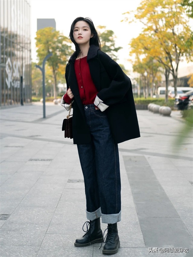 满大街的“马丁靴”，今年流行这样穿，利落显高不说，关键还有型
