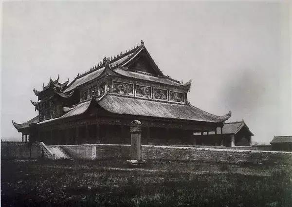 100年前中国风景建筑老照片,两亿多年前的景观