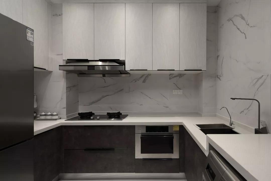 黑白灰风格全屋效果,轻奢全屋黑白灰装修