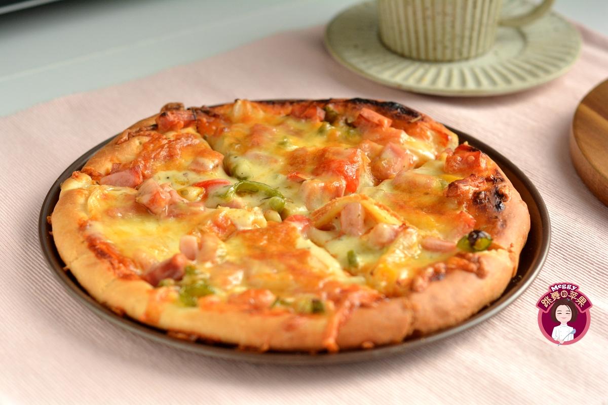 自制披萨的家常做法不用揉面,水果披萨的家常做法平底锅揉面