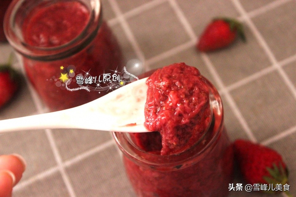 网红草莓酱可以放多久不坏,制作野草莓酱能吃多久不坏