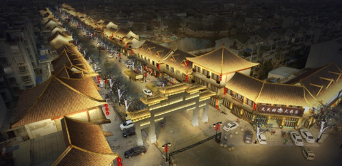 中国城市路网地图,安徽亳州城市全景