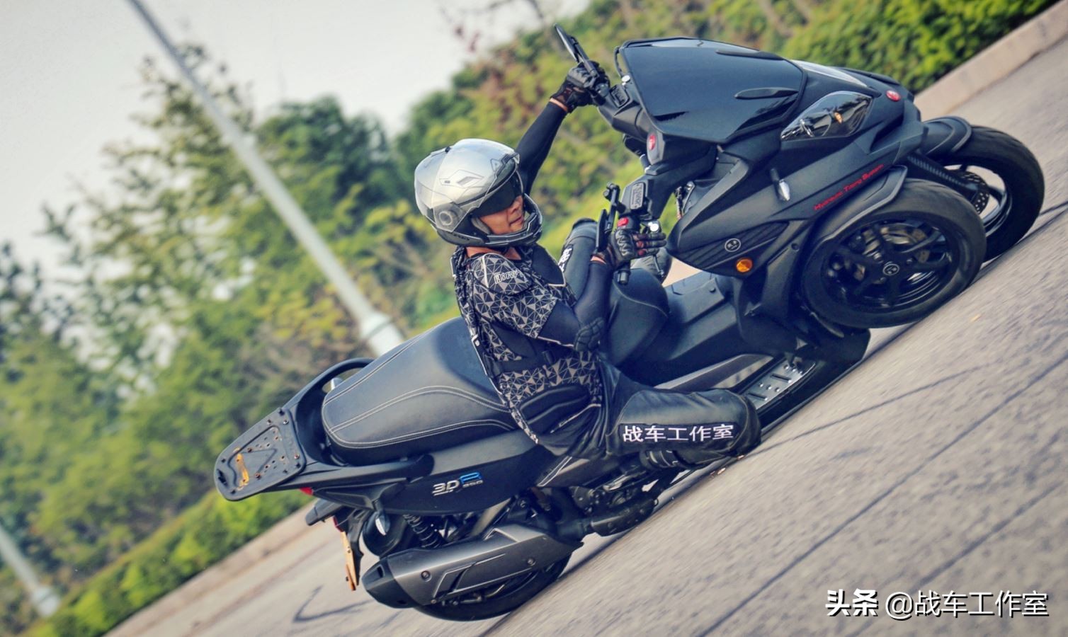 宏佳腾3d-350r用的什么发动机,宏佳腾350r倒三轮摩托车评测