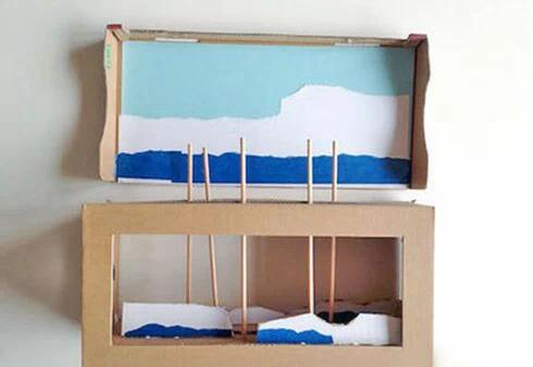 鞋盒手工创意小学,4-6岁儿童鞋盒手工小汽车